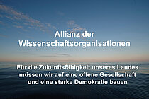 Stellungnahme Allianz der Wissenschaftsorganisationen