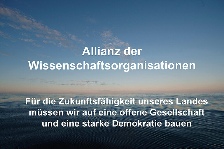 Stellungnahme Allianz der Wissenschaftsorganisationen