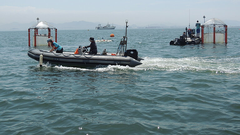 KOSMOS-Mesokosmen im Auftriebsgebiet vor der Küste Perus 