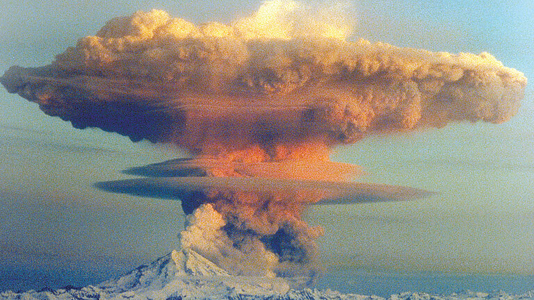 Mount Redoubt in Alaska