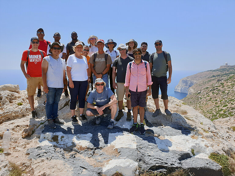 Teilnehmer der Sommerschule. Foto: Bradley Weymer, GEOMAR.