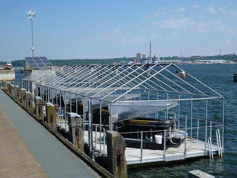 Die Kieler Outdoor-Benthokosmen (KOBs) am GEOMAR 