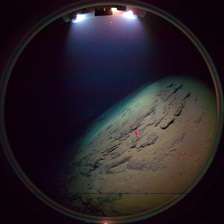 Geologische Struktur im Sognefjord, Norwegen