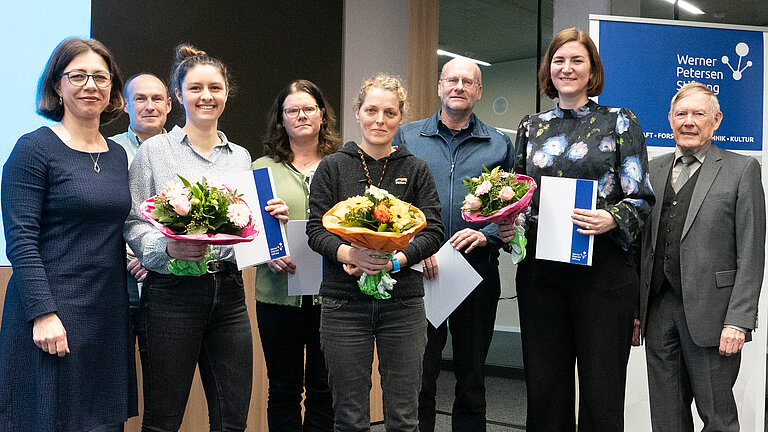 Übergabe der Nachwuchspreise der Prof. Dr. Werner Petersen-Stiftung. 