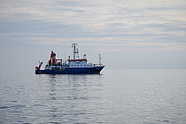 Das Forschungsschiff ALKOR auf der Ostsee