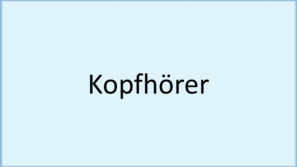 Kopfhörer