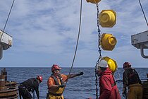 Bergen einer Verankerung in der Labradorsee