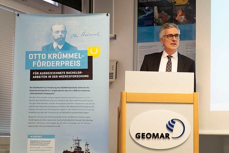 Otto Krümmel. Foto: Archiv, GEOMAR.