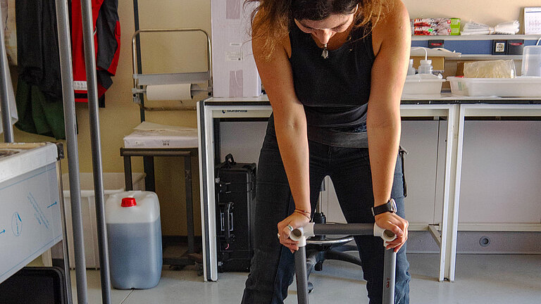 Versuchsaufbau in Spanien