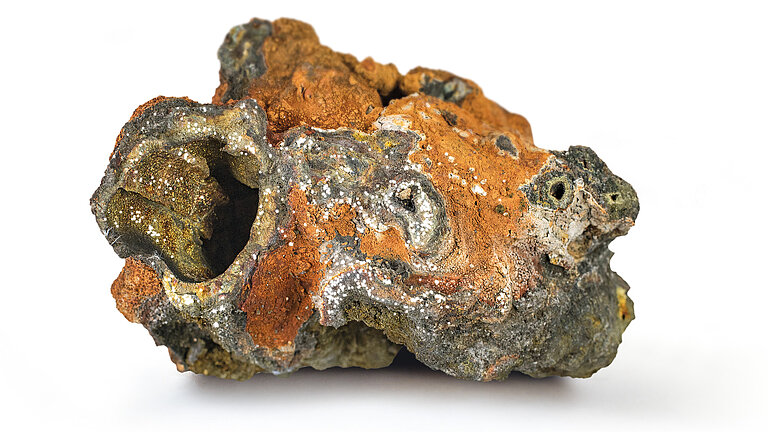 Schlotfragment eines Schwarzen Rauchers.