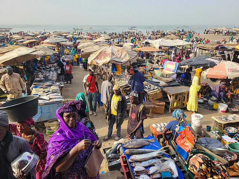 Markt im Senegal