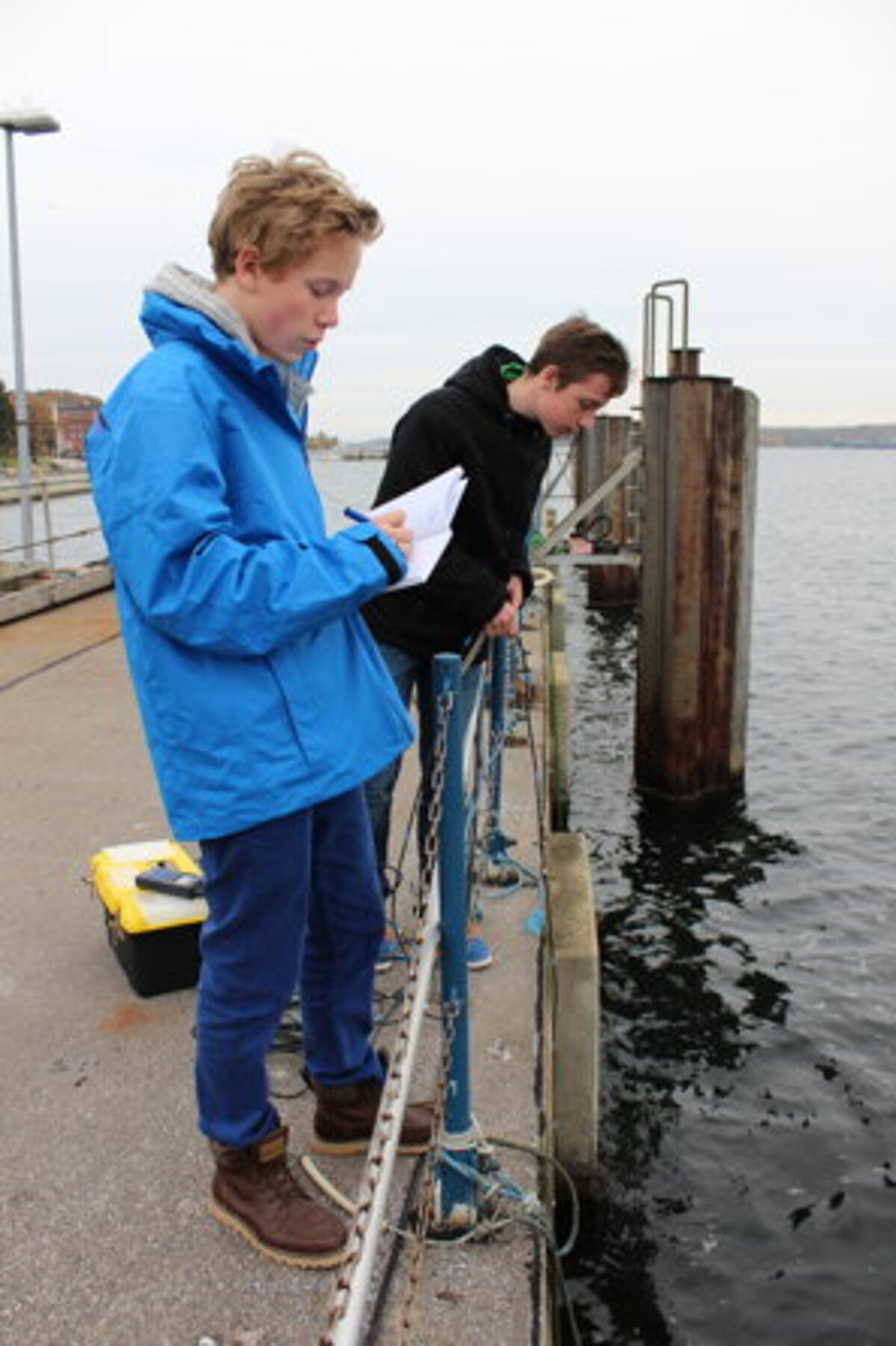 Routinemessungen an der Pier