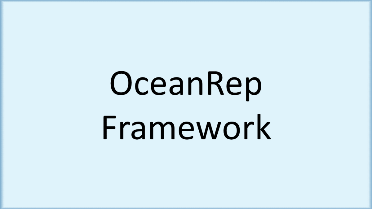 OceanRep Framework