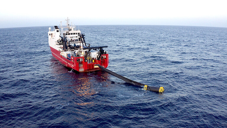 Schiff Sarmiento de Gamboa auf See