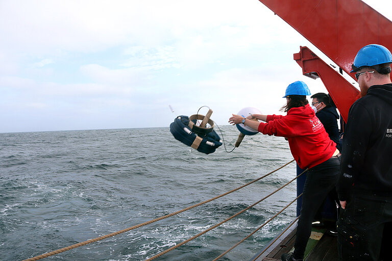 Aussetzen eines Drifters