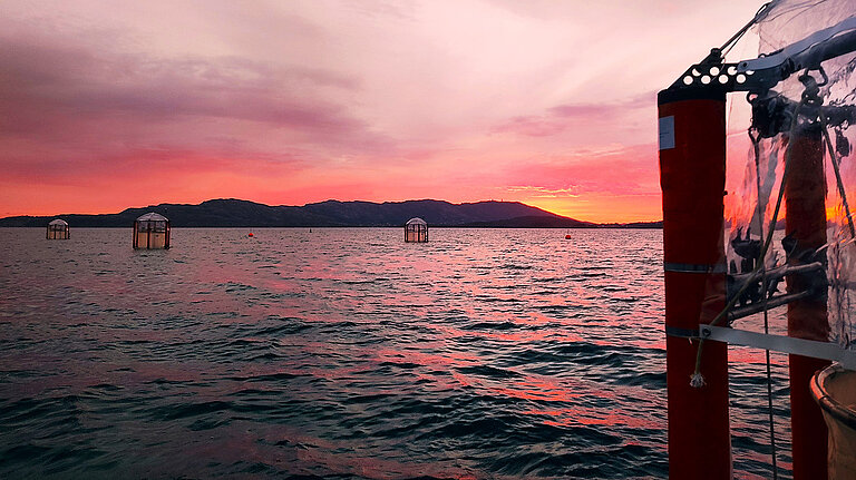 Sonnenuntergang im Raunefjord
