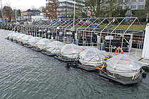 Mesokosmen an der Kieler Förde