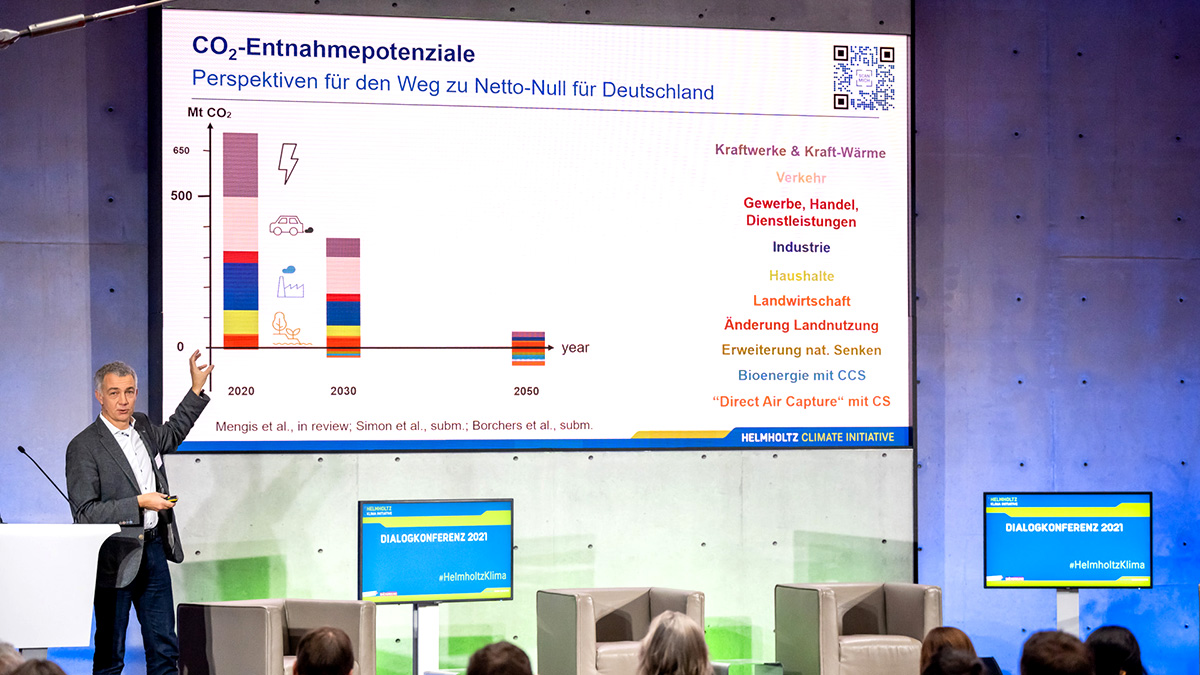 Konferenz der Helmholtz-Klima-Initiative Februar 2022 in Berlin. Foto: Ulf Büschleb 